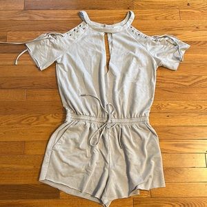 Gray romper